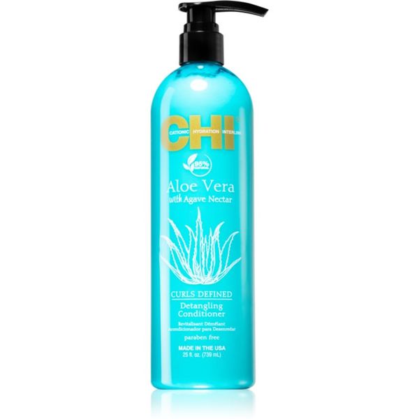 CHI CHI Aloe Vera Detangling globinsko regeneracijski balzam za valovite in kodraste lase 739 ml