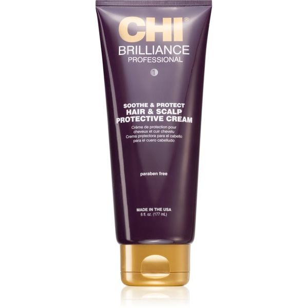 CHI CHI Brilliance Hair & Scalp Protective Cream zaščitna krema za lase in lasišče 177 ml