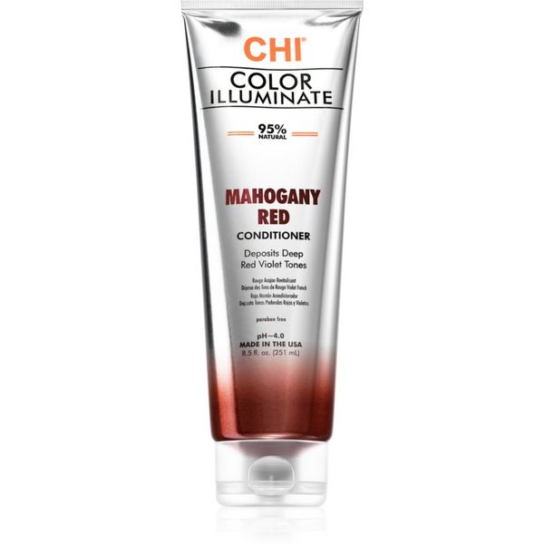 CHI CHI Color Illuminate balzam za toniranje za naravne ali barvane lase odtenek Mahogany Red 251 ml