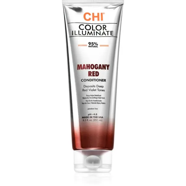CHI CHI Color Illuminate balzam za toniranje za naravne ali barvane lase odtenek Mahogany Red 251 ml