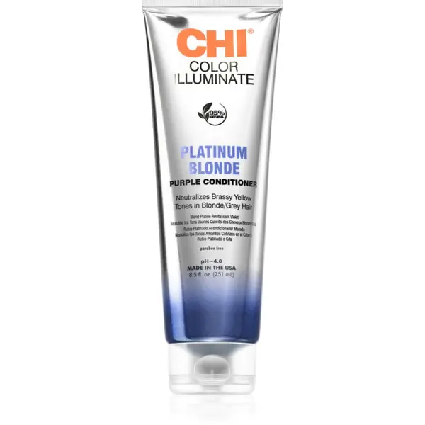CHI CHI Color Illuminate balzam za toniranje za naravne ali barvane lase odtenek Platinum Blonde 251 ml
