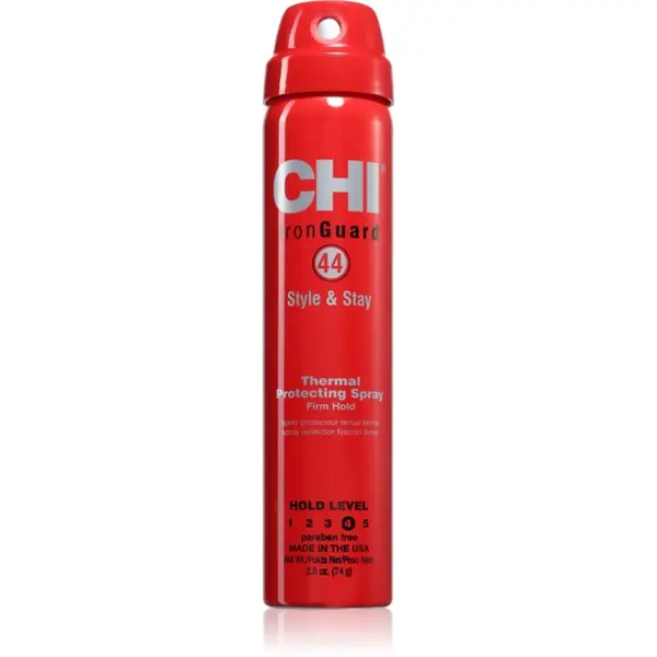 CHI CHI IronGuard 44 Style & Stay Thermal Protecting Spray zaščitno pršilo za lase 74 g