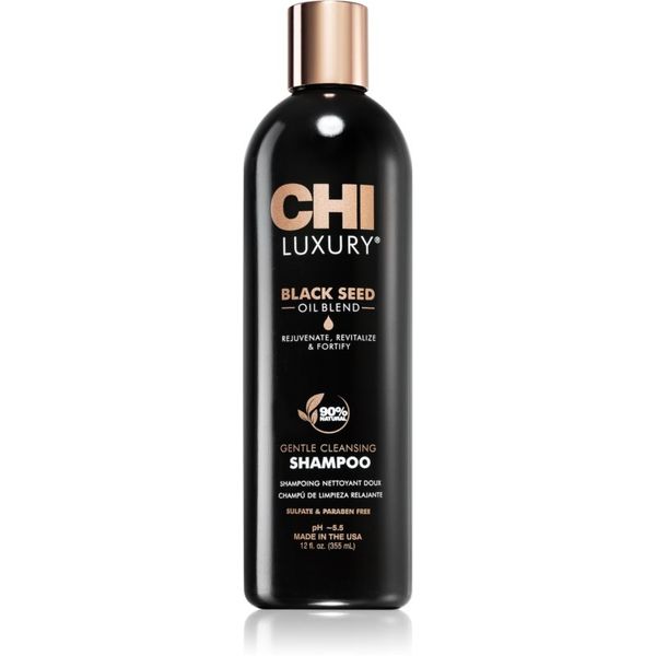 CHI CHI Luxury Black Seed Oil Gentle Cleansing Shampoo nežni čistilni šampon 355 ml