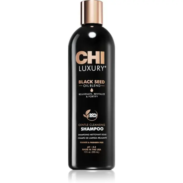 CHI CHI Luxury Black Seed Oil Gentle Cleansing Shampoo nežni čistilni šampon 355 ml