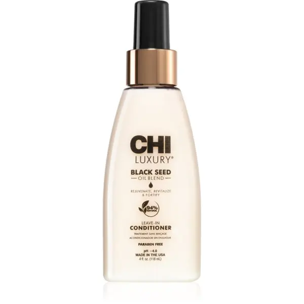 CHI CHI Luxury Black Seed Oil Leave-In Conditioner hranilni balzam brez spiranja 118 ml