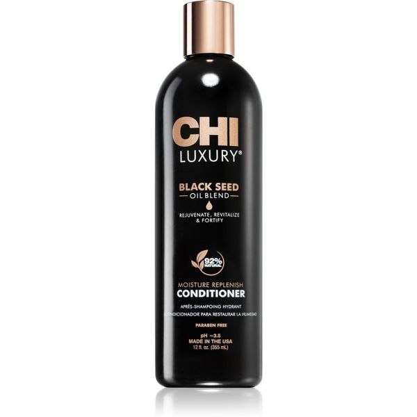 CHI CHI Luxury Black Seed Oil Moisture Replenish Conditioner vlažilni balzam za lažje česanje las 355 ml