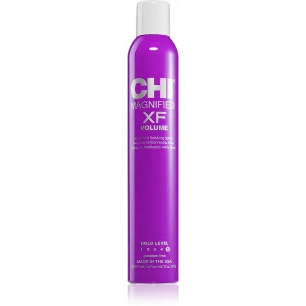 CHI CHI Magnified Volume Finishing Spray lak za lase z ekstra močnim utrjevanjem z močnim utrjevanjem 340 g