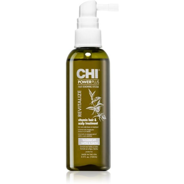 CHI CHI Power Plus Revitalize krepilna nega brez spiranja za lase in lasišče 104 ml