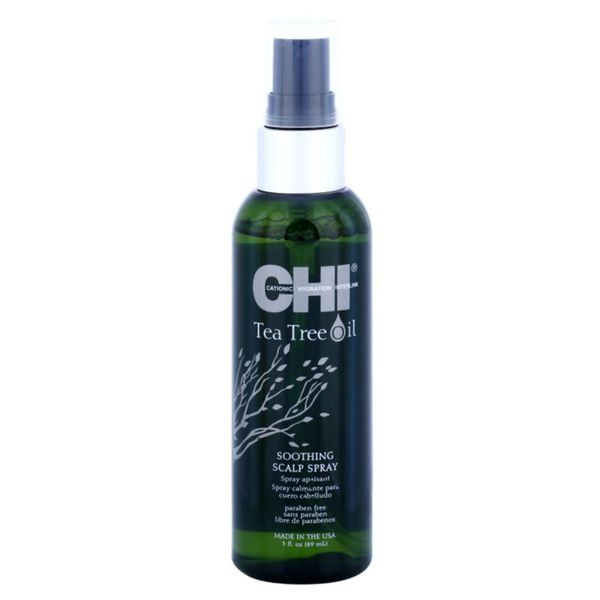 CHI CHI Tea Tree Oil Soothing Scalp Spray pomirjajoče pršilo proti draženju in srbenju lasišča 89 ml