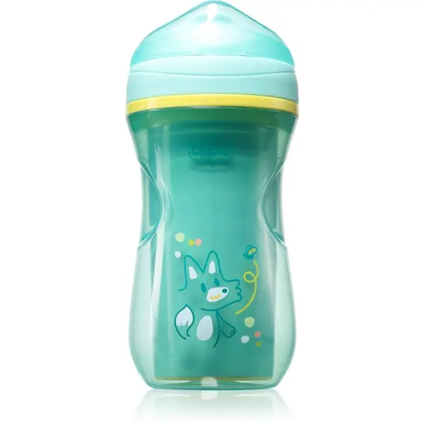 Chicco Chicco Active Cup 14m+ otroški lonček Teal 266 ml