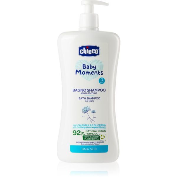 Chicco Chicco Baby Moments Bath Shampoo šampon za celotno telo za otroke od rojstva 0 m+ 750 ml