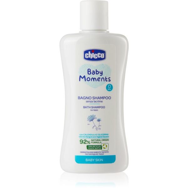 Chicco Chicco Baby Moments Bath Shampoo šampon za celotno telo za otroke od rojstva 200 ml