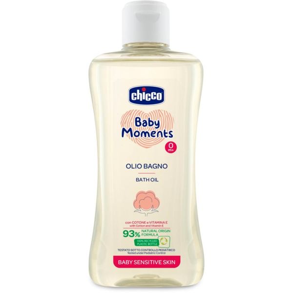 Chicco Chicco Baby Moments Sensitive olje za kopel 200 ml