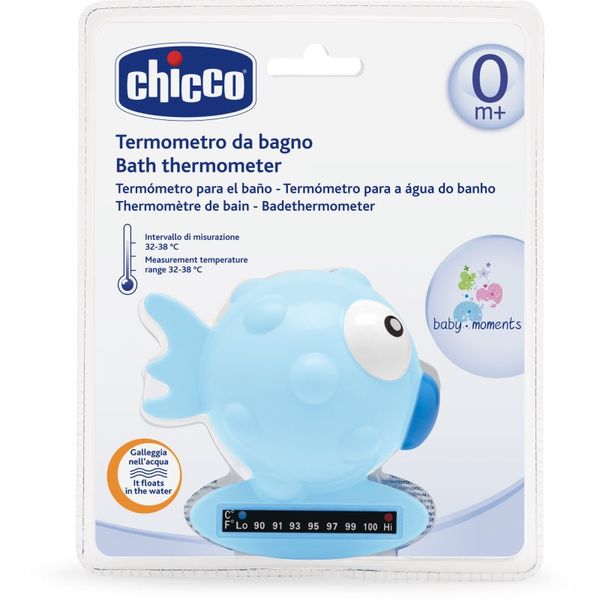 Chicco Chicco Baby Moments termometer za kopel Blue 1 kos