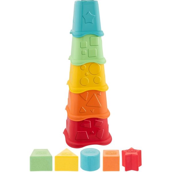 Chicco Chicco Eco+ 2in1 Stacking Cups zložljivi lončki 6-36 m 10 kos