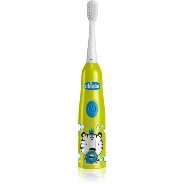 Chicco Chicco Electric Toothbrush 3y+ baterijska zobna ščetka za otroke Tiger 1 kos