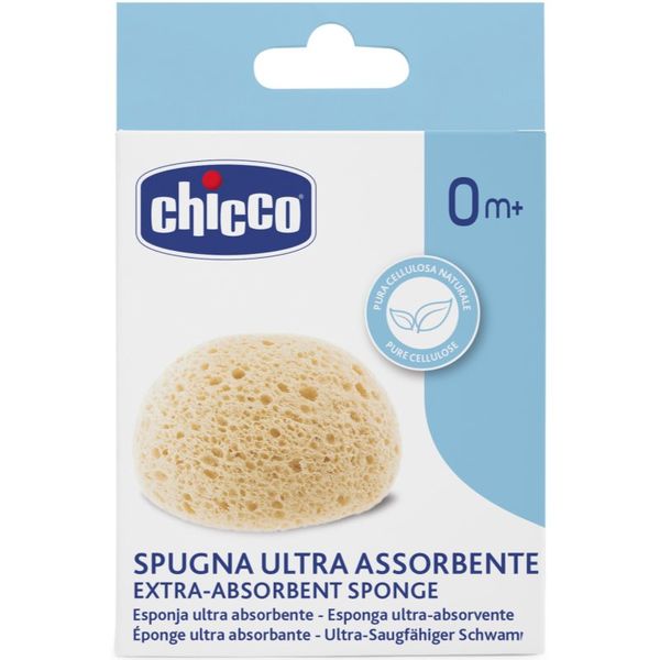 Chicco Chicco Extra-Absorbent Sponge otroška goba za umivanje 0m+ 1 kos