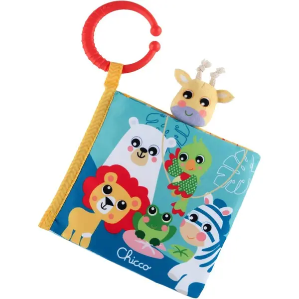 Chicco Chicco Giraffe Finger Puppet 3-24 m kontrastna izobraževalna knjiga 15 x 4 x 15 cm 1 kos