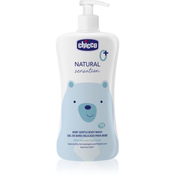 Chicco Chicco Natural Sensation Baby nežni gel za umivanje za otroke od rojstva 0+ 500 ml