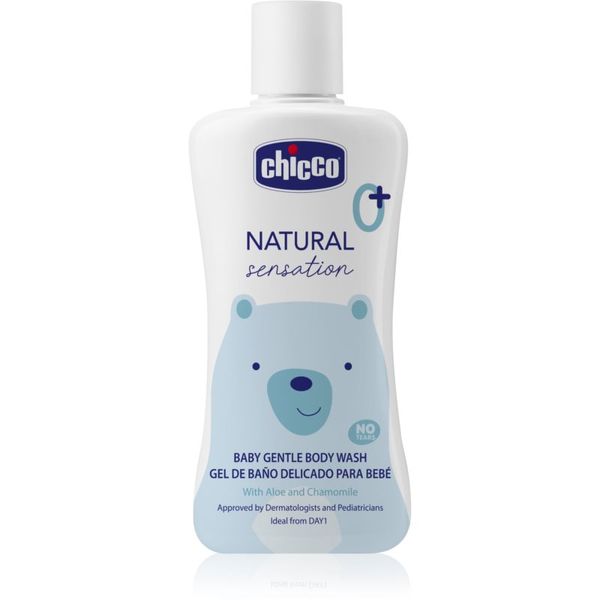 Chicco Chicco Natural Sensation Baby nežni gel za umivanje za otroke od rojstva 200 ml