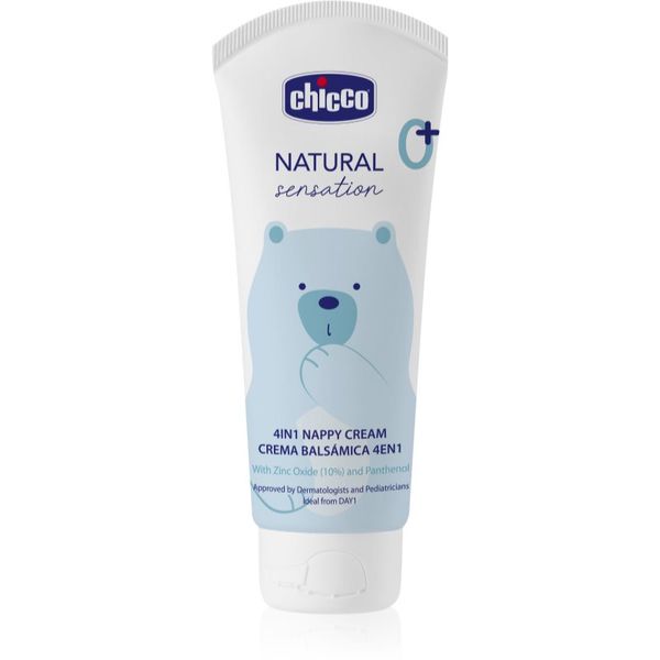 Chicco Chicco Natural Sensation Baby otroška zaščitna krema proti vnetju ritke 0+ 100 ml