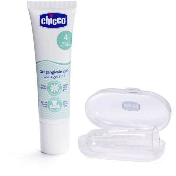 Chicco Chicco Oral Care Set set zobne nege za dojenčke 4 m+ 1 kos
