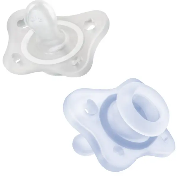 Chicco Chicco Physio Forma Mini Soft 0-2m duda Blue/Transparent 2 kos