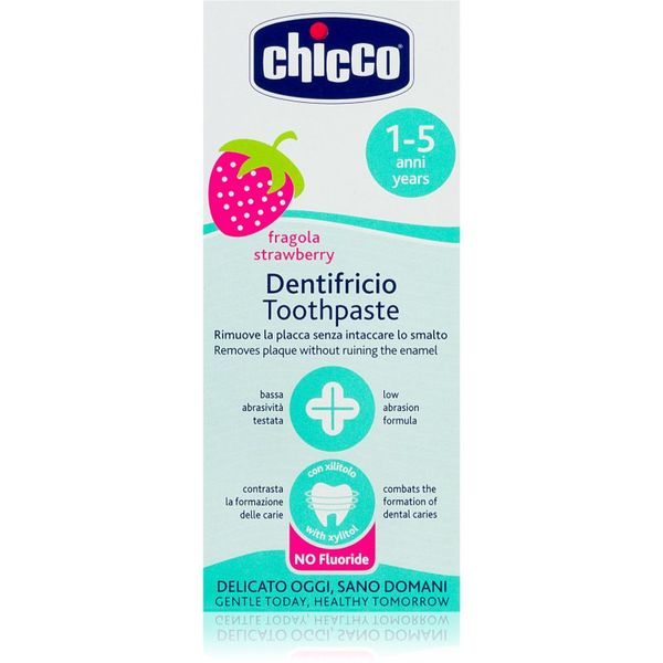 Chicco Chicco Toothpaste 1-5 years zobna pasta za otroke Strawberry 50 ml