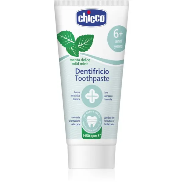 Chicco Chicco Toothpaste Mild Mint otroška zobna pasta 6+ let 1 kos