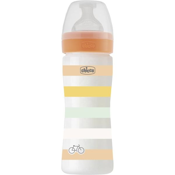 Chicco Chicco Well-being Colors steklenička za dojenčke Universal 2 m+ 250 ml