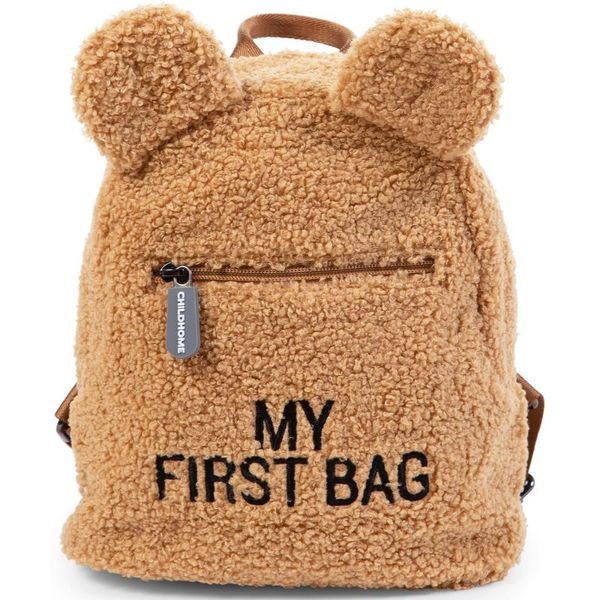 Childhome Childhome My First Bag Teddy Beige otroški nahrbtnik 20x8x24 cm