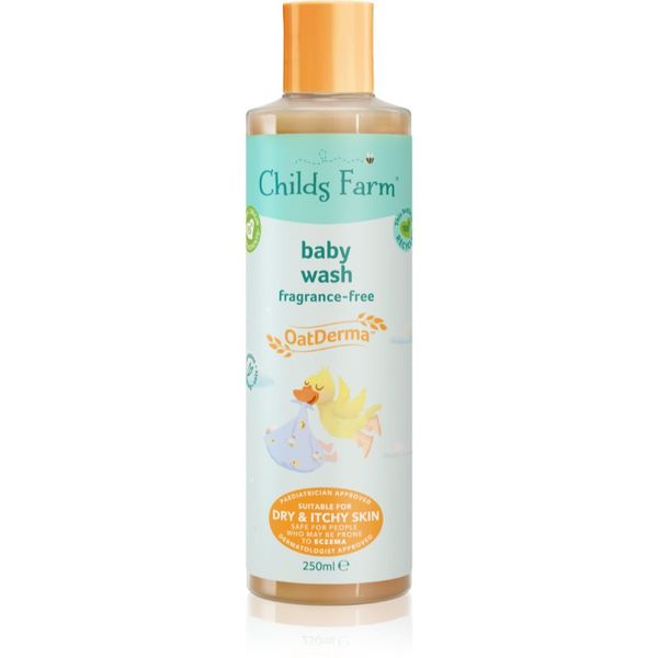 Childs Farm Childs Farm OatDerma Baby Wash emulzija za umivanje brez dišav za otroke 250 ml