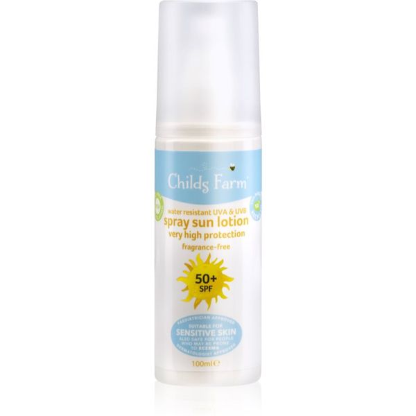 Childs Farm Childs Farm Spray Sun Lotion otroško pršilo za sončenje SPF 50+ 100 ml