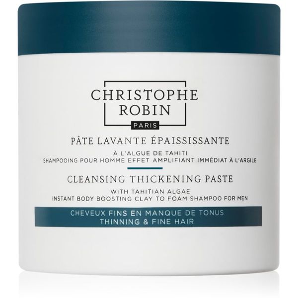 Christophe Robin Christophe Robin Cleansing Thickening Paste with Tahitian Algae eksfoliacijski šampon za tanke ali redke lase 250 ml