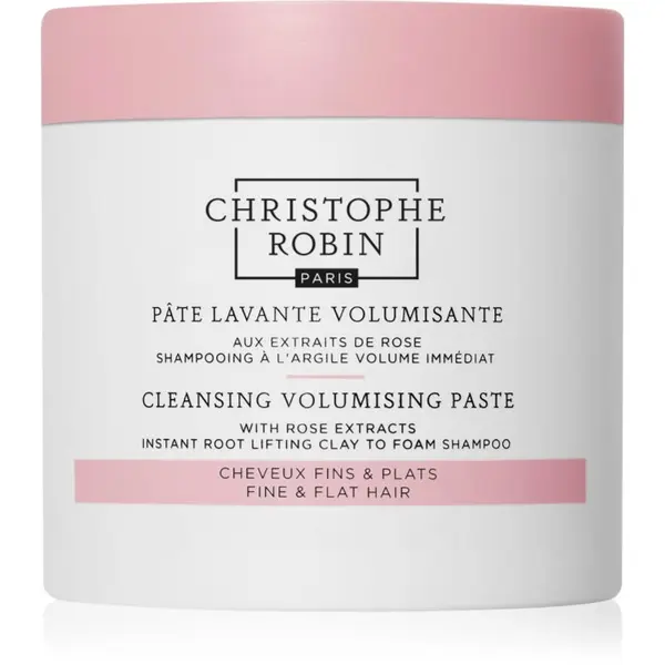 Christophe Robin Christophe Robin Cleansing Volumizing Paste with Rose Extract eksfoliacijski šampon za volumen las 250 ml