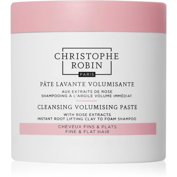 Christophe Robin Christophe Robin Cleansing Volumizing Paste with Rose Extract eksfoliacijski šampon za volumen las 250 ml