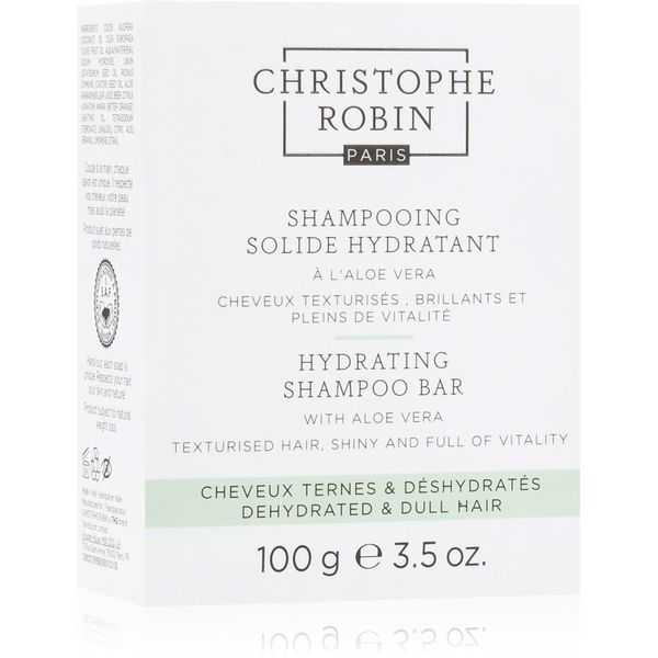 Christophe Robin Christophe Robin Hydrating Shampoo Bar with Aloe Vera trdi šampon za suhe in občutljive lase 100 g