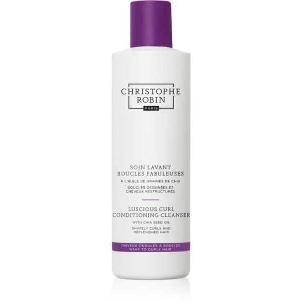 Christophe Robin Christophe Robin Luscious Curl Conditioning Cleanser with Chia Seed Oil čistilni balzam za valovite in kodraste lase 250 ml