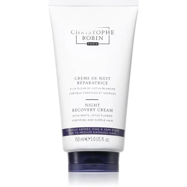 Christophe Robin Christophe Robin Night recovery light cream nočna regeneracijska krema za lase 150 ml
