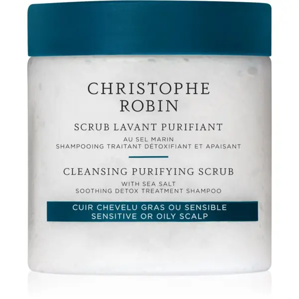 Christophe Robin Christophe Robin Purifying Scrub With Sea Salt globinsko čistilni piling z morsko soljo 250 ml