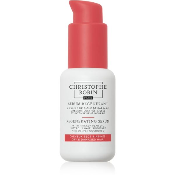 Christophe Robin Christophe Robin Regenerating Serum with Prickly Pear Oil regeneracijski serum za suhe, poškodovane, kemično obdelane lase 50 ml