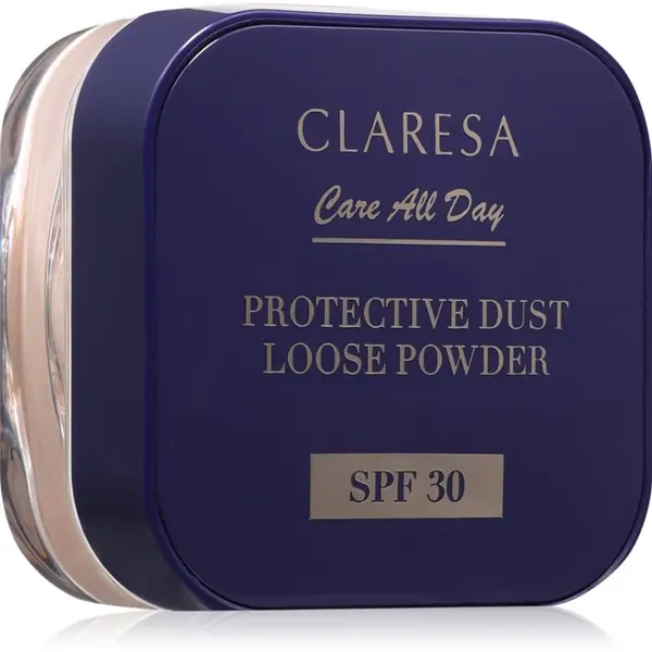 Claresa Claresa Care All Day Protective Dust Loose Powder fiksacijski puder v prahu SPF 30 5 g