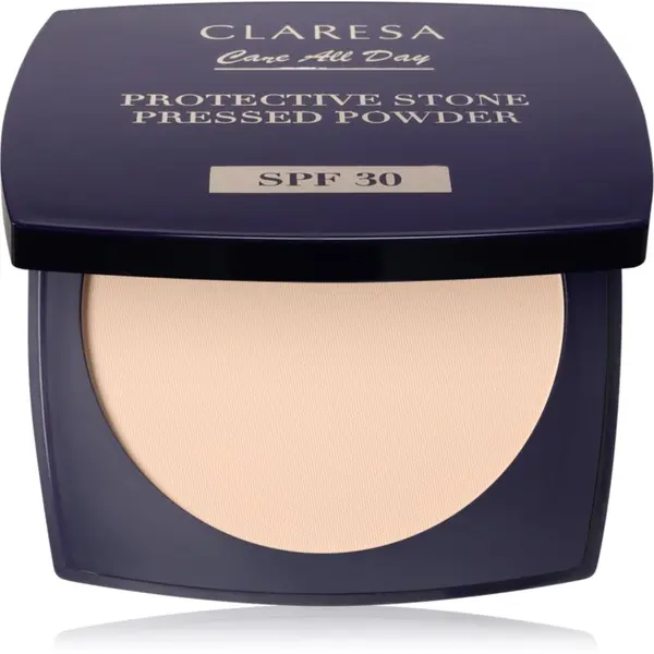 Claresa Claresa Care All Day Protective Stone Pressed Powder fiksacijski puder SPF 30 10 g