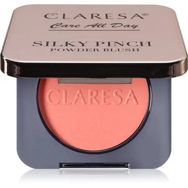 Claresa Claresa Care All Day Silky Pinch Powder Blush kompaktno rdečilo za dolgoobstojen učinek 02 Lumi Peach 2 g