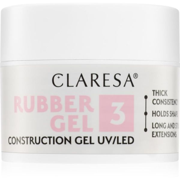 Claresa Claresa Rubber Gel Construction Gel UV/LED gel lak za podaljševanje nohtov odtenek 03 12 g