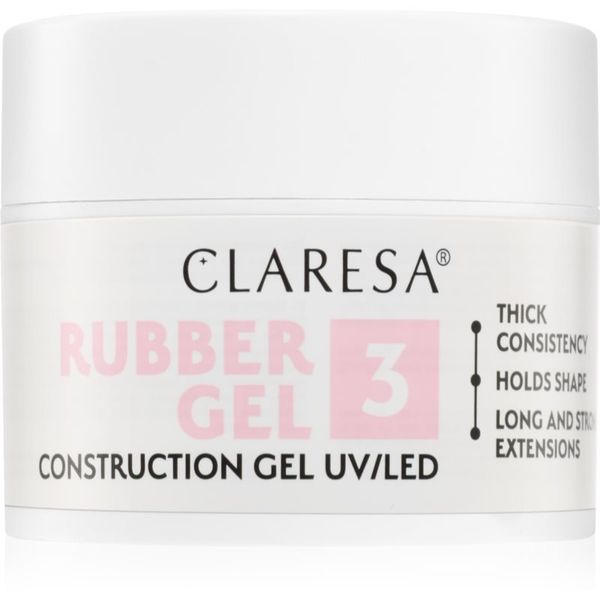 Claresa Claresa Rubber Gel Construction Gel UV/LED gel lak za podaljševanje nohtov odtenek 03 45 g