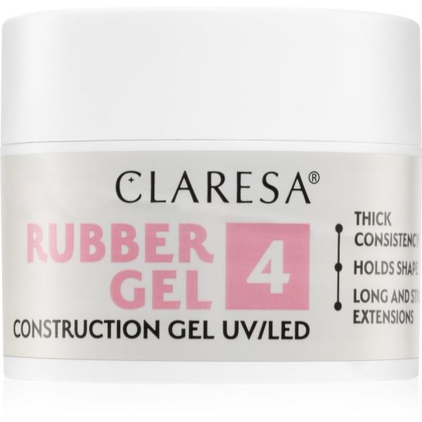 Claresa Claresa Rubber Gel Construction Gel UV/LED gel lak za podaljševanje nohtov odtenek 04 12 g