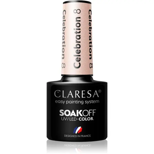 Claresa Claresa SoakOff UV/LED Color Celebration gel lak za nohte odtenek 8 5 g