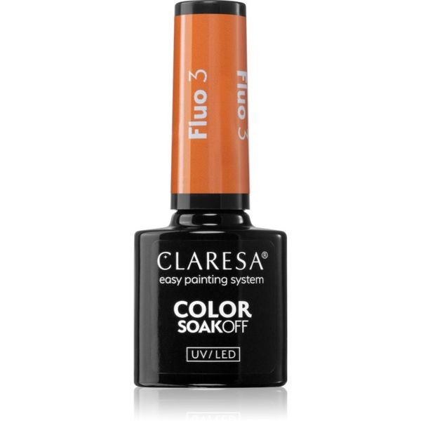 Claresa Claresa SoakOff UV/LED Color Fluo gel lak za nohte odtenek 3 5 g