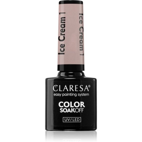 Claresa Claresa SoakOff UV/LED Color Ice Cream gel lak za nohte odtenek 1 5 g